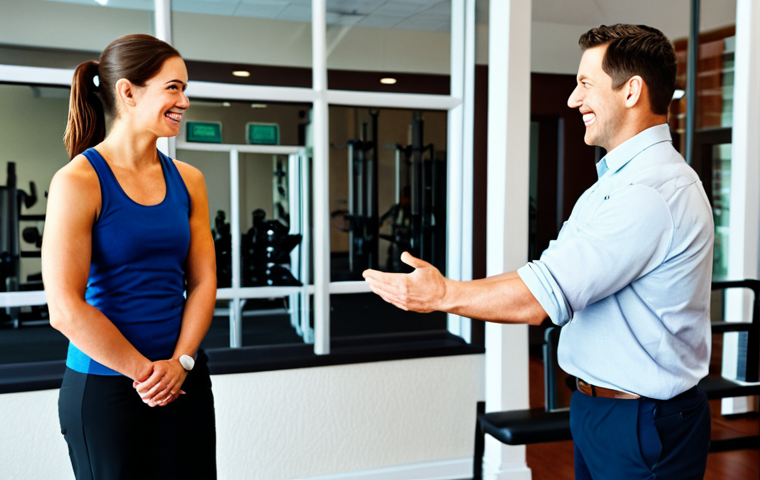 피트니스 경영사와 클라이언트 커뮤니케이션 - Building Client Relationships**

"A warm and inviting fitness center reception area, a friendly fitn...