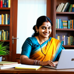 피트니스 경영사 분야의 최신 연구 - **

"A Bengali woman, fully clothed in a traditional saree, smiling warmly while working at a modern...